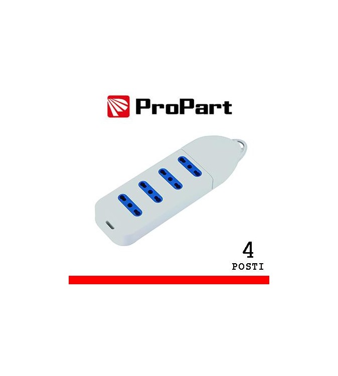 Multipresa 4pos bipasso senza cavo
