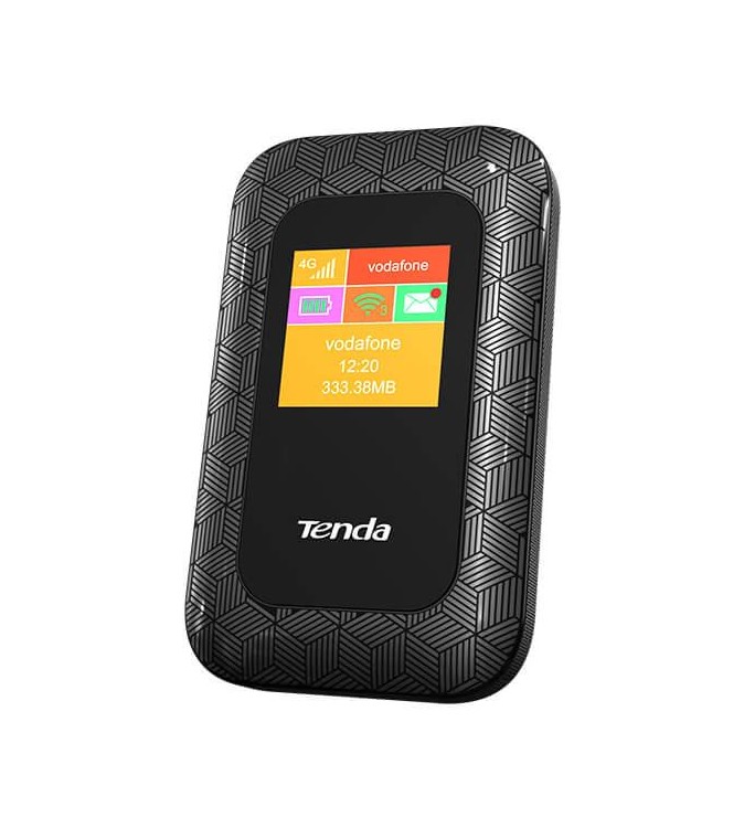 Tenda Router portatile 4G Wi-Fi 6 (AX300),USB-C,Nano SIM,2100 mAh +displ | 4G185
