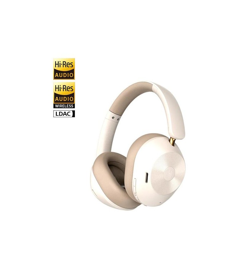OneOdio Focus A5 Dual Hi-Res CE Cuffie DJ Wireless con ANC White