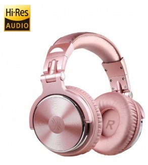 OneOdio Studio Pro 10 Hi-Res Cuffie DJ Cablate c/ Shareporte e Microfono Pink