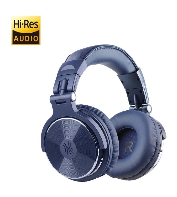 OneOdio Studio Pro 10 Hi-Res Cuffie DJ Cablate c/ Shareporte e Microfono Blue