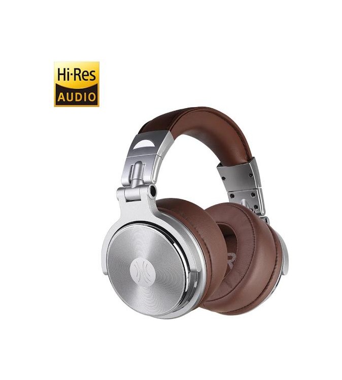 OneOdio Studio Pro 30 Hi-Res Cuffie DJ Cablate Silver/Brown