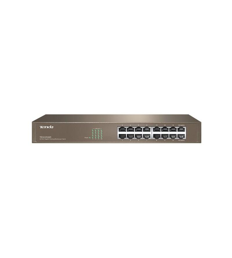 Tenda Switch Gigabit - 16 porte (Rack/Desktop) | TEG1016D