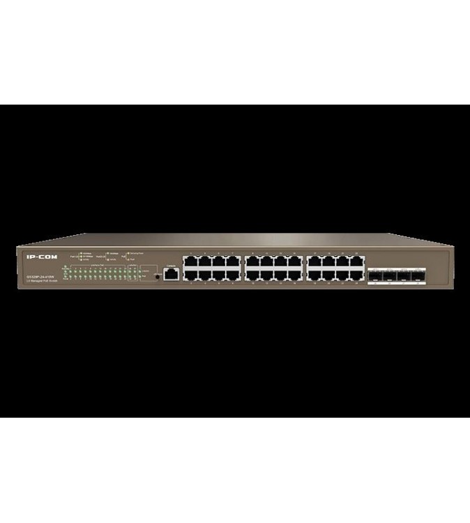 IP-COM Switch Gigab PoE cloud manag L3-28port(24GE PoE+4SFP)Pro | G5328P-24-410W