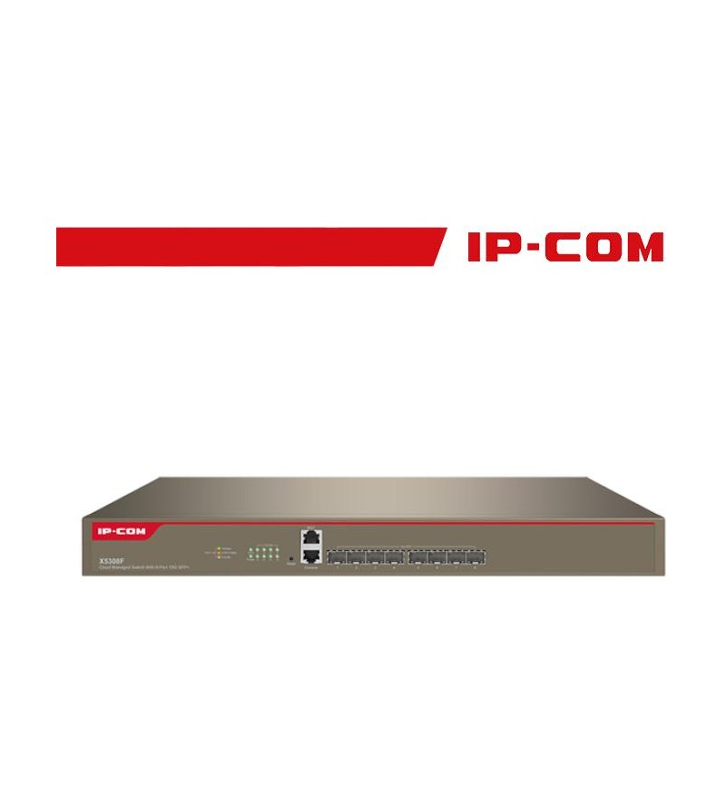 IP-COM Switch Gigabit cloud managed L3 - 8 porte 10G SFP+ | X5308F
