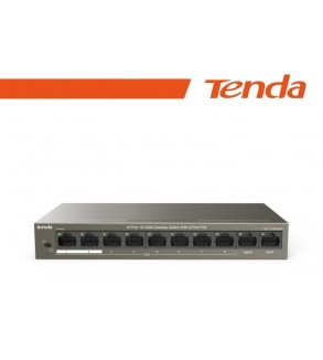 Tenda Switch Fast PoE - 10 porte (8 FE PoE + 2 FE) | TEF1110P-8-63W