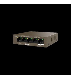 Tenda Switch Gigabit PoE - 5 porte (4 GE PoE OUT + 1 GE PoE IN) | TEG1105PD