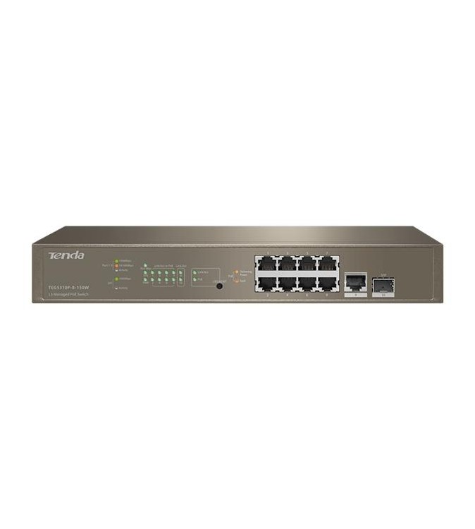Tenda Tenda L3 Managed PoE 8-porte 10/100/1000 - EOL | TEG5310P-8-150W