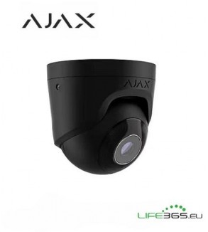 Ajax Telecamera Dome IP PoE (TurretCam) (5 Mp/2.8 mm) nero