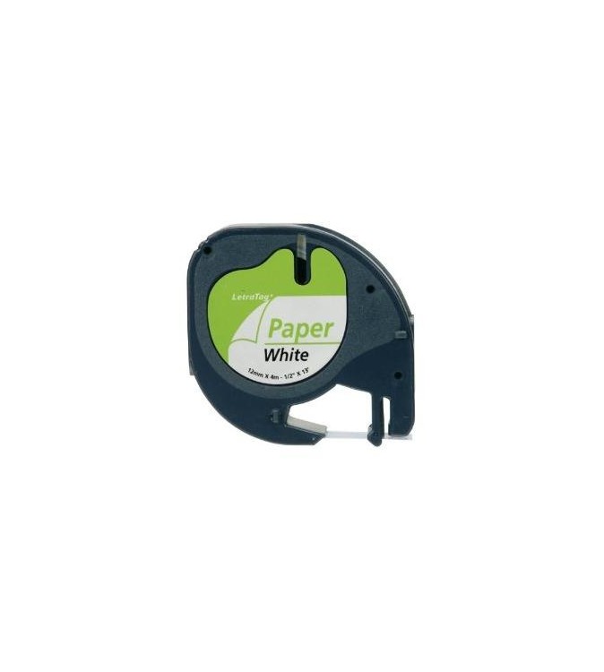 BK-White 12mmX4m for DYMO-Letratag 2000,LT100H,QX50S0721520