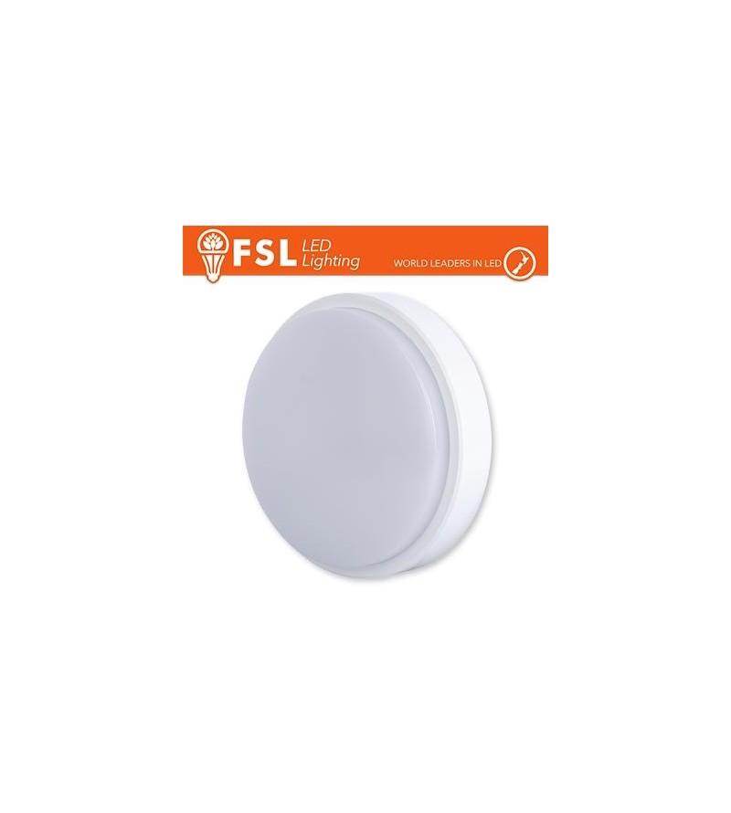 Plafoniera LED ROTONDA BIANCA 15W 3000K Ø180*55 IP54 