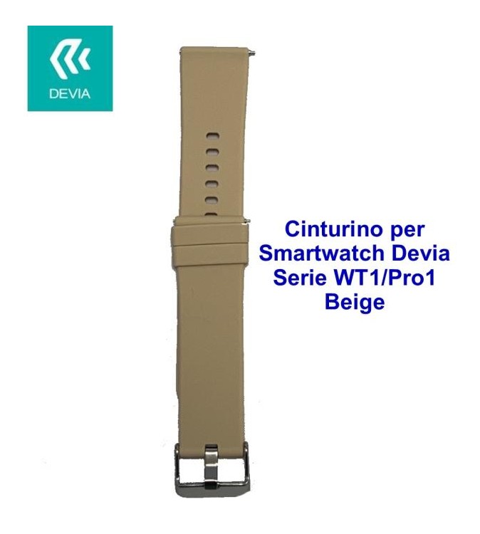 Cinturino per smartwatch Devia Serie WT1 / Pro1 Beige