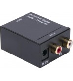 Moni Convertitore audio da Analogico R/L a Digitale/Toslink