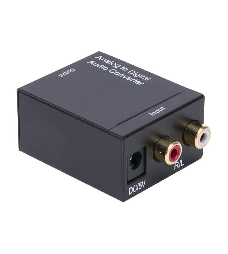 Moni Convertitore audio da Analogico R/L a Digitale/Toslink