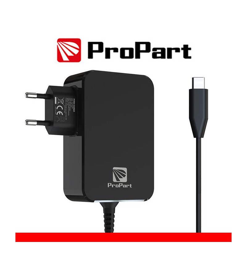 Alimentatore Propart GaN Type C 90W nero