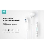 Auricolari Devia Smart con Mic e Controllo 1.2 mt Bianco