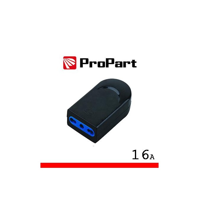 Presa 10/16A 2P+T nera polybag