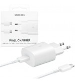 Caricabatteria Originale Samsung EP-TA800XWE 25W con Cavo