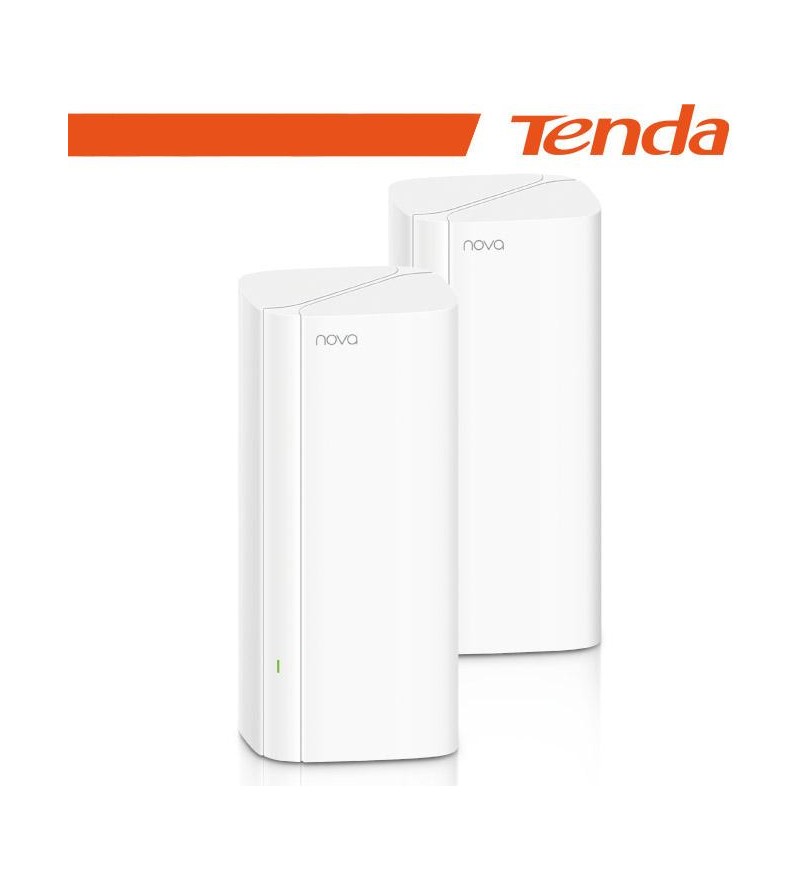 Tenda Sistema Mesh Wi-Fi 6(AX3000) 3port GE -Kit 2 pz(fino510 m²) | EX12(2-pack)