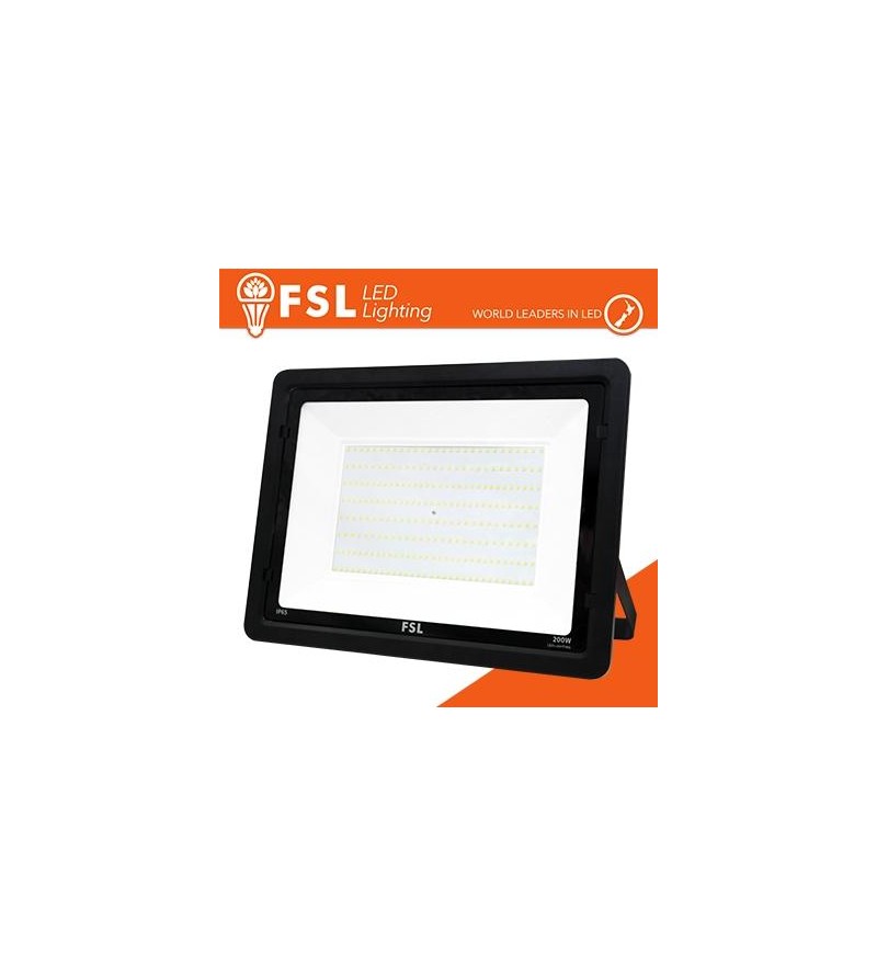Proiettore per esterni Nero 200W - IP65 115° 4000K