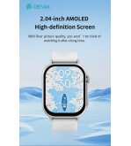 DEVIA Smart Watch AMOLED Pro2 IP67 modello ZL94 Silver