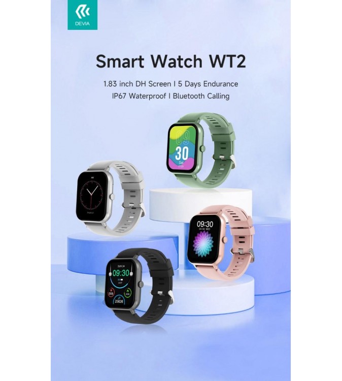 DEVIA Smart Watch WT2 IP67 modello ZL54C Verde