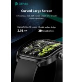 DEVIA Smart Watch WT4 IP67 modello JX627J Nero
