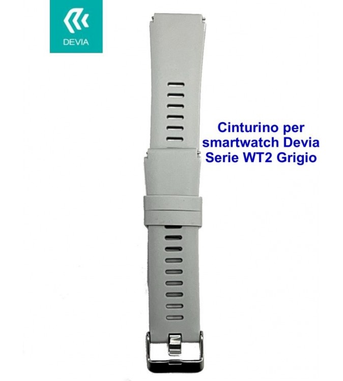 Cinturino per smartwatch Devia Serie WT2 Grigio