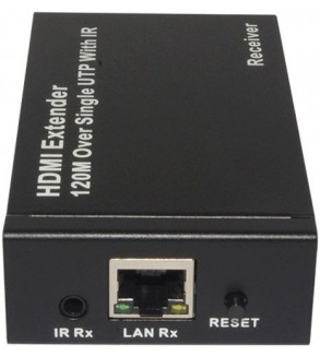 RX Extender HDMI over TCP/IP, abbinato a PET120R, 120MT 