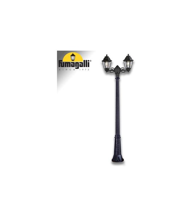 GIGI BISSO/ANNA 2L NERO TRASP E27 LED FILAMENTO 6,5W 2,7K - 209 cm