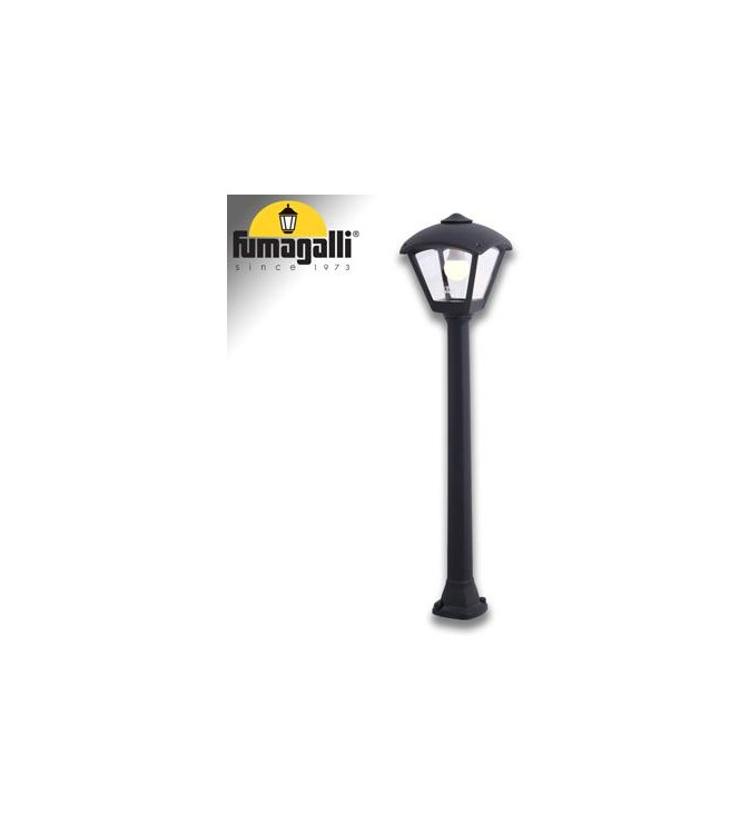 GIAFFA/DARIO NERO TRASP E27 A60 LED 8,5W CCT SET - 97,5 cm