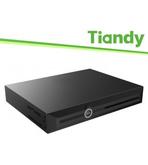 Tiandy NVR 40 Canali 80/80Mbps, registr. 8MP/4K, 2 porte LAN, 2HDD - TC-R3240