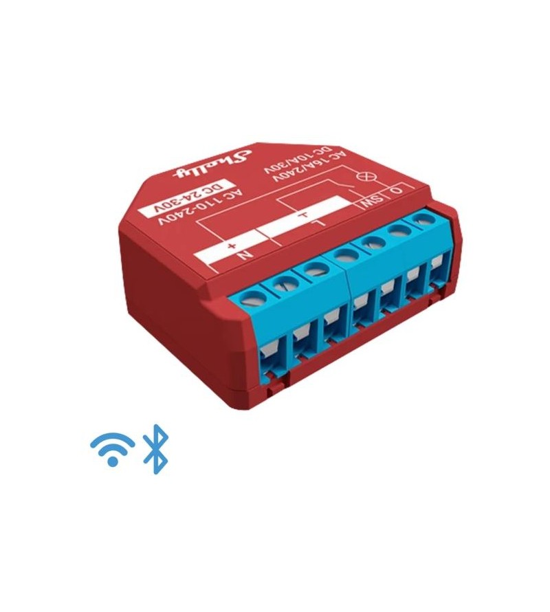 Shelly Plus 1PM - Smart Relay 16A AC/DC WiFi/BT + PM