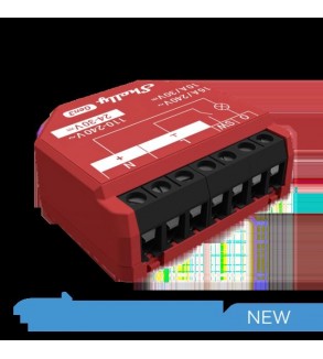 Shelly 1PM Gen3 - Smart Relay 16A AC/DC WiFi/BT/Matter PM