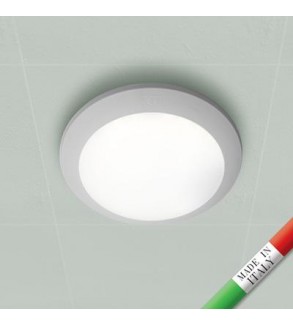 UMBERTA GRIGIO OPALE 2 PORTALAMPADE E27