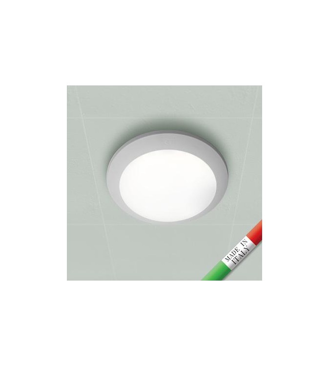 UMBERTA GRIGIO OPALE 2 PORTALAMPADE E27