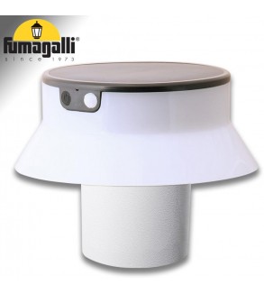 FELICE 200 SPIKE BIANCO SOLAR LED Ø150 PIR CCT SET