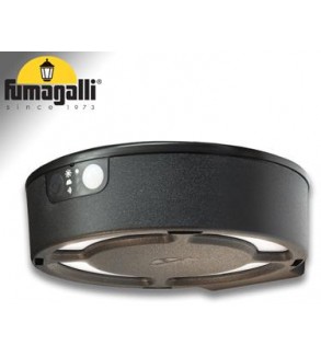 FORTUNATO NERO SOLAR LED Ø150 PIR 4000K