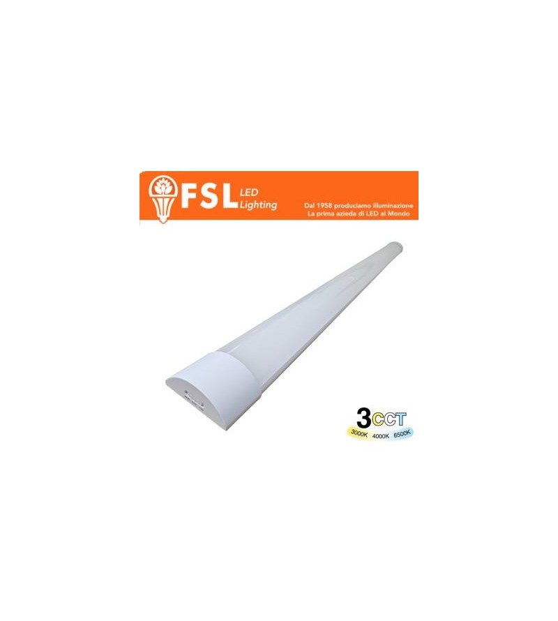 Plafoniera Lineare LED 40W 150cm - 3 in 1 CCT (3000-4000-6500K)
