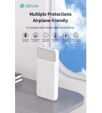 Power bank completamente compatibile 22,5 W con display digitale 10000 mAh Bianc