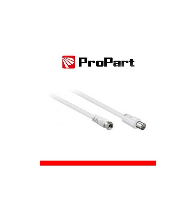 Cavo antenna TV IEC 1.5M SP - SP F Bianco