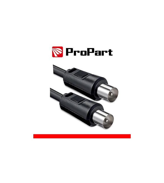 Cavo antenna TV IEC 1M SP-SP NERO