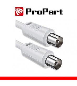 Cavo antenna TV IEC 1M SP-SP BIANCO