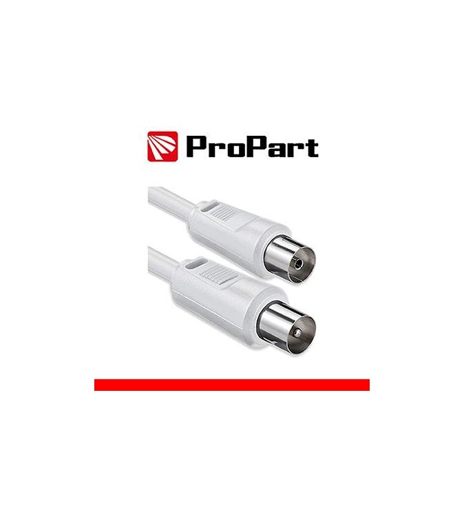 Cavo antenna TV IEC 2M SP-PR BIANCO