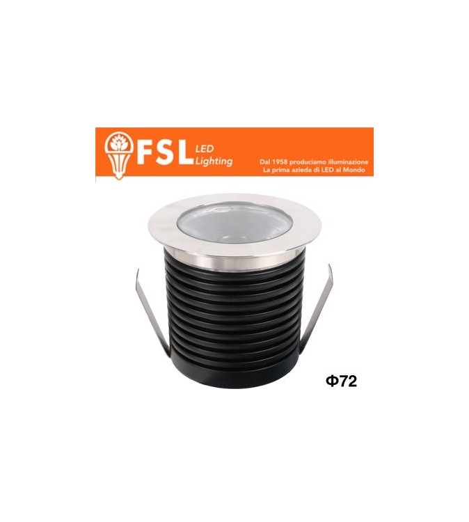 POLARIS - Punti Luce LED Spotlight Waterproof – 9W 3000K – 72*75mm – IP65