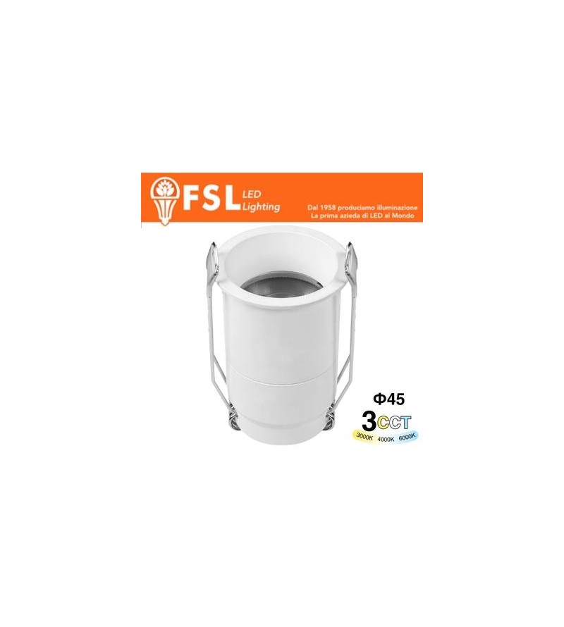 ALTAIR - Micro Punto luce LED  – 5W 3CCT 45*67mm IP20 - Driver Eaglerise