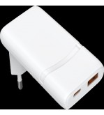 Carica Batterie 65W 2 Out USB A - USB C