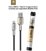 Cavo Usb A - Tipo-C in lega di zinco ricambio per espositore