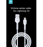 Kintone Cavo Lightning Apple 5V 2.1A 1M Carica e dati Bianco