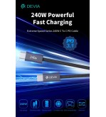 Cavo Devia da Tipo-C a Tipo-C PD 240W Super rapido 2 Metri